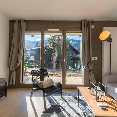 2 Pieces Vue Domaine Skiable Proche Arret Navette - Chalet Perrette Daire Saint-Gervais-les-Bains Dış mekan fotoğraf